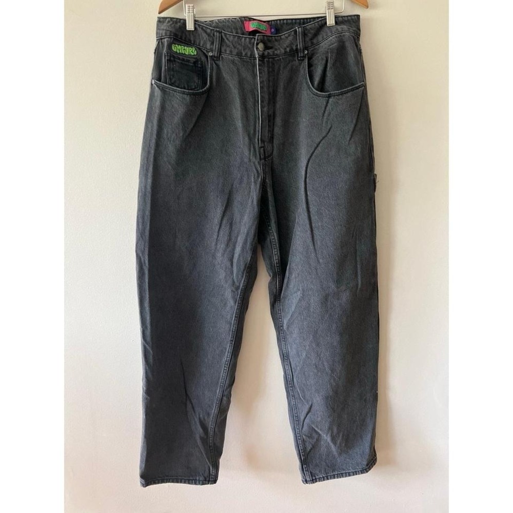 Zumiez Empyre Tori Faded Black Baggy Carpenter Jeans Size 13